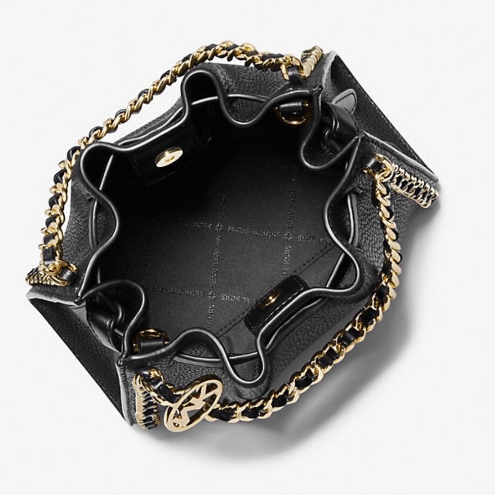 Michael Kors Black Mina Chain Shoulder crossbody Bag - Picture 10 of 10